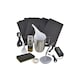 Kit restaurare faruri auto cu polimer lichid 100ML, include accesorii si alimentare duala 12V / 220V