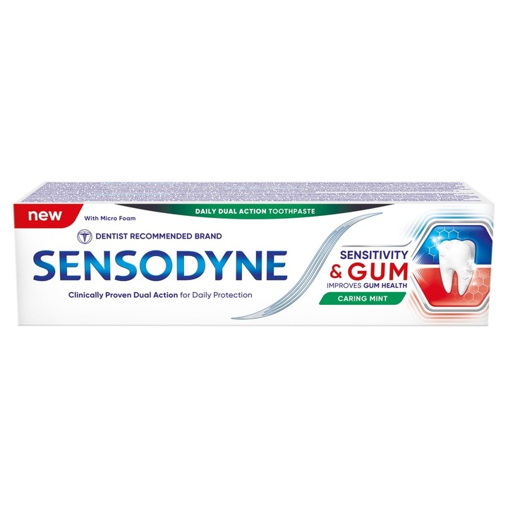 Паста за зъби Gsk Sensodyne, 75 мл, за чувствителни зъби и венци