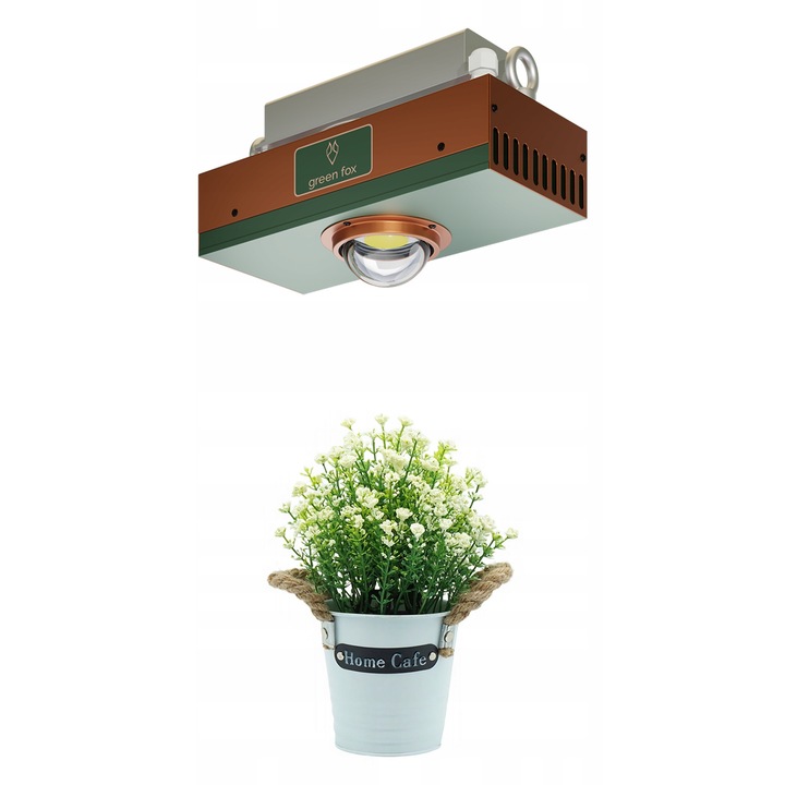LED munkalámpa, Dospel, 150W, 3500K, 30x30x100cm, Arany