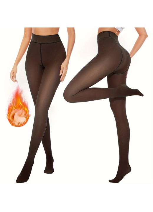 Női téli leggings, Fekete