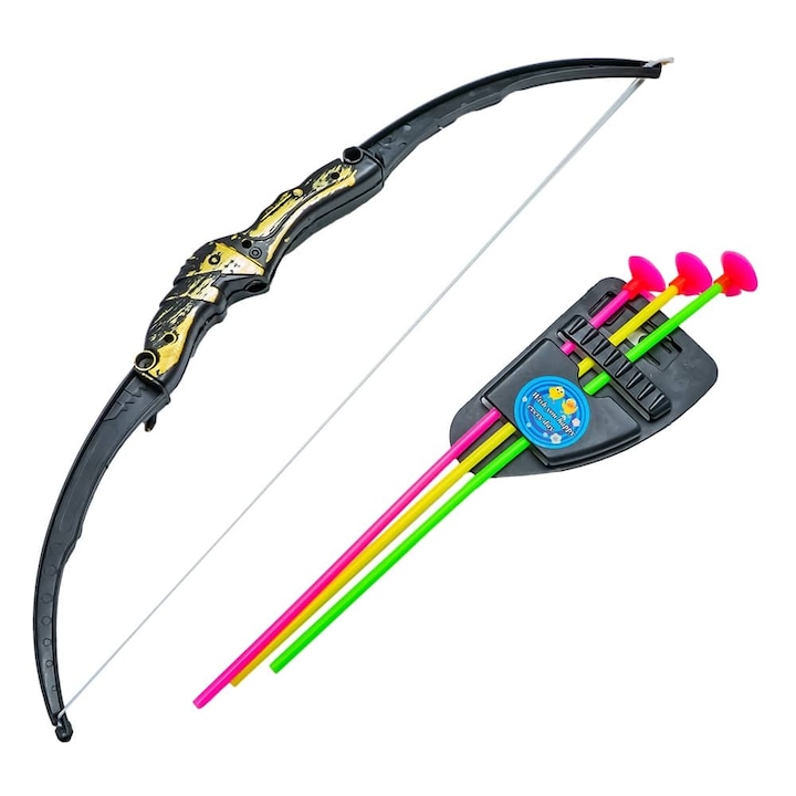 Arc cu sageti, din plastic