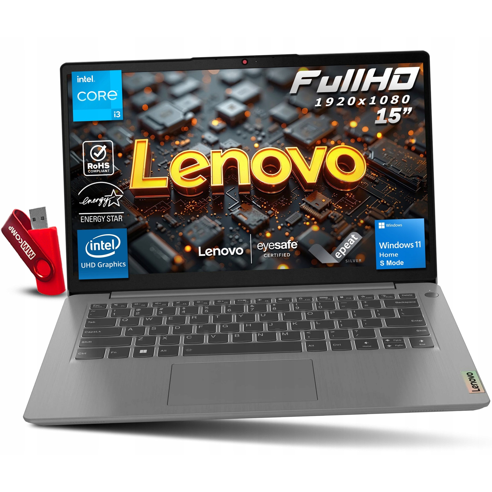 Laptop Lenovo IdeaPad Slim 3 15IAN8 cu procesor Intel® Core™ i3