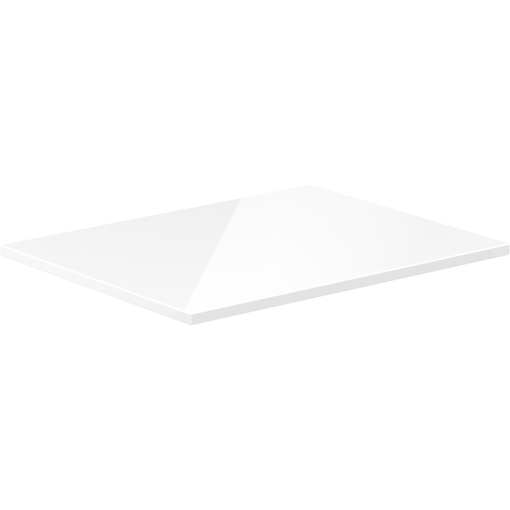 Blat Mexen Uni 50 cm, alb lucios, 46.5x50.6x1.8 cm
