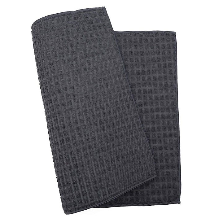 Кърпа за сушене на съдове и чаши, TidyMat Flex, висока абсорбция, бързосъхнеща, размер 50x39см, за многократна употреба, противоплъзгаща, компактна и лесна за съхранение, универсална, сива