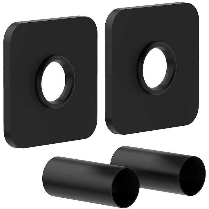 Set mascare calorifer, Mexen S, negru, pentru instalații termice