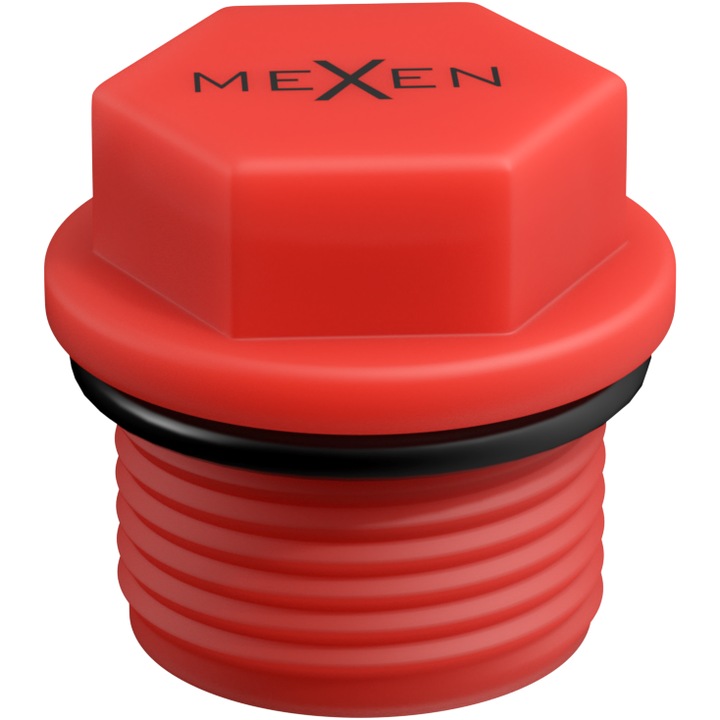 Dop scurt Mexen PPR 1" GZ, rosu