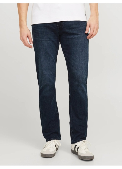 Jack & Jones Blugi barbati CLARK, cu talie medie si croiala Regular fit, Bleumarin inchis