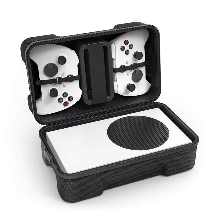 Shbc szállítótáska Xbox Series S játékkonzolhoz, utazótáska vezeték nélküli kontrollerekhez és kábelekhez