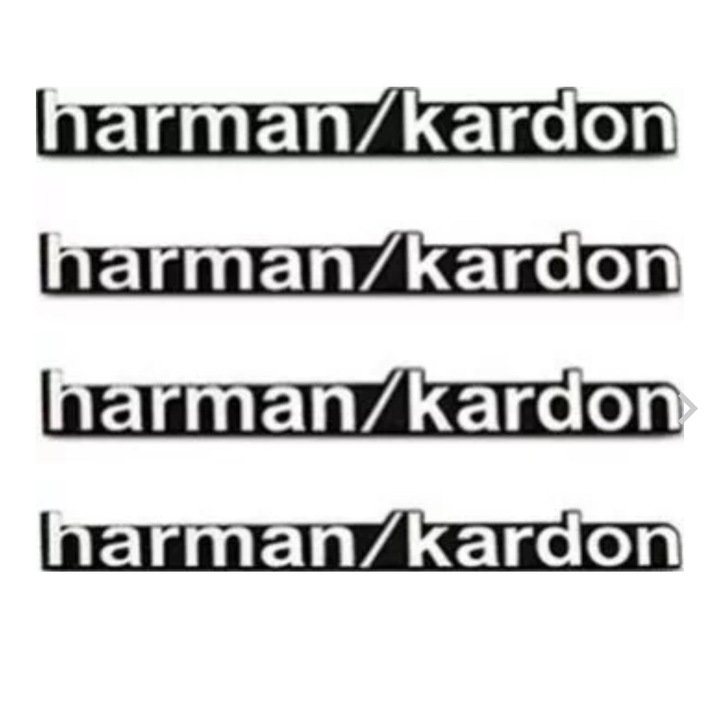 Harman/Kardon matrica embléma készlet, 4 db/készlet, autó hangszóróhoz