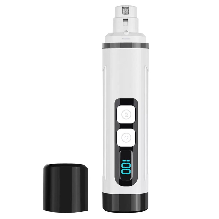 Електрическа пила за нокти за домашни любимци, Ultrixe, 7000/8000 RPM, бяла