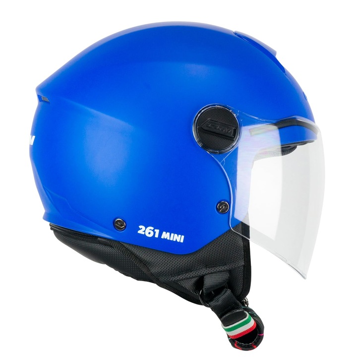 Cască Open-Face CGM Young 261A Mini Mono Albastru Deschis, mat, 47 cm, pentru copii