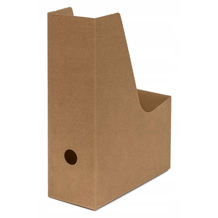 Cutie arhivare Neopak, carton ondulat 4 straturi, 30, 5x9x24cm, maro