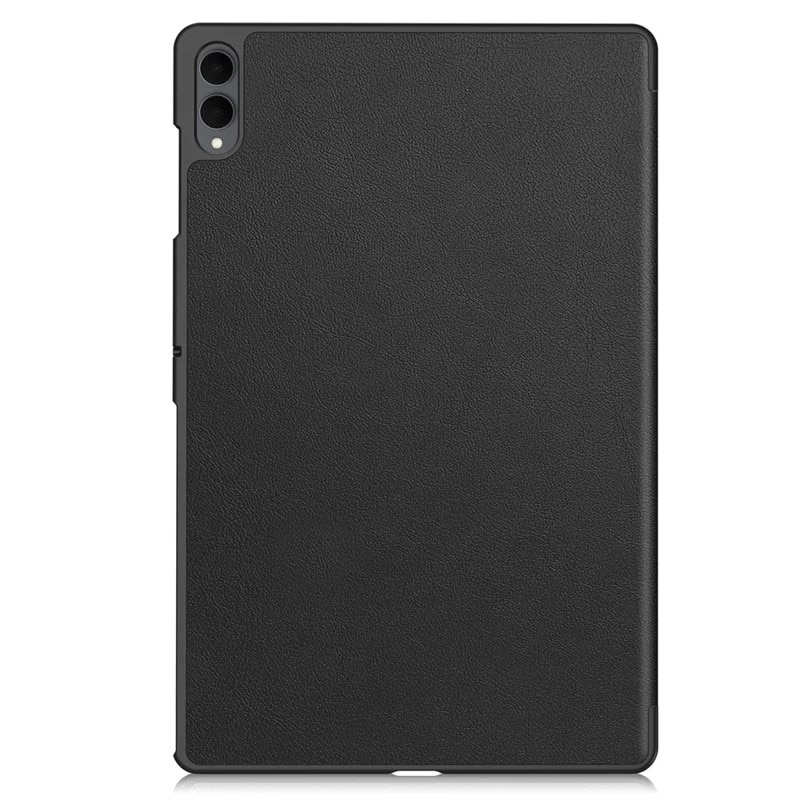 Husa tableta pentru Samsung Galaxy Tab S11 Ultra, suport Pencil, functie Sleep/Wake, Flex Trifold, set cu sticker, Negru
