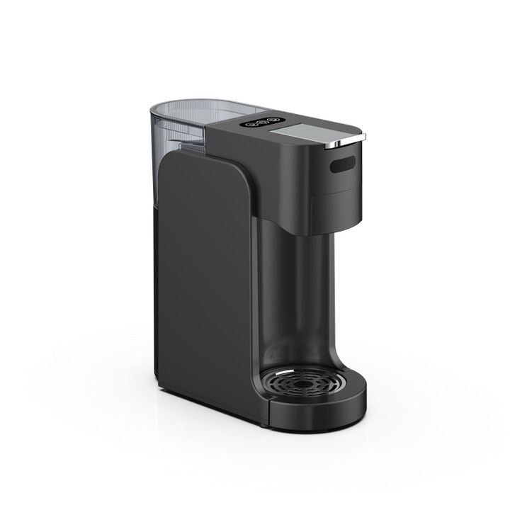 Кафемашина с капсули, Мултифункционална, Съвместима с Dolce Gusto/Nespresso, Черна