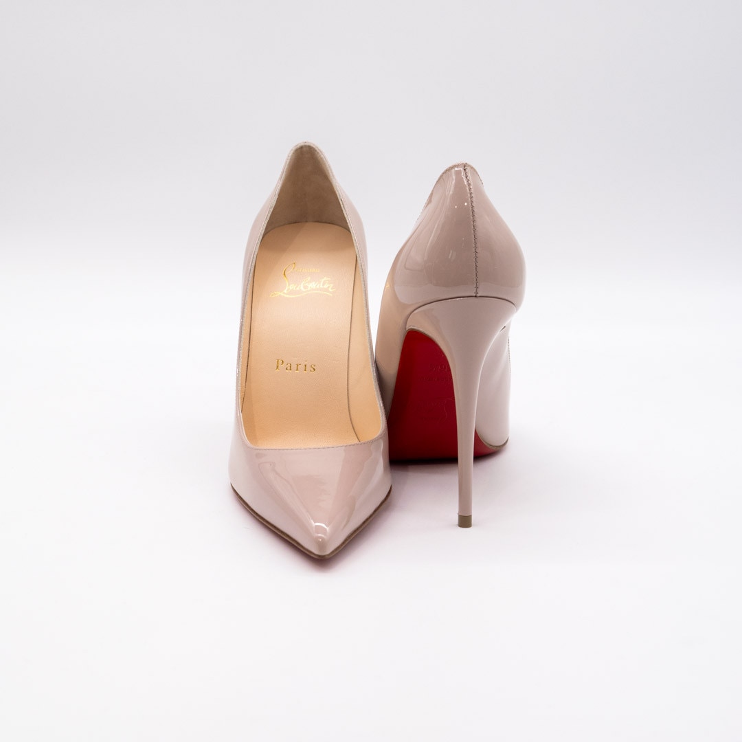 Pantofi stiletto Christian Louboutin „Kate”, toc 100mm, piele