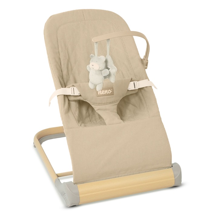 Gyermek nyugágy, Neno Nesso, antracit, pamut