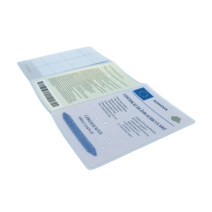 Защита за Талона на Автомобила, AutoTalon Cover Pro, Устойчиво Покритие за Автомобилни Документи, Прозрачен Материал, Издръжливо, 123x220mm, Защита Срещу Износване, Мръсотия и Влага, Слим Дизайн, Гъвкаво и Лесно за Използване, Прозрачно