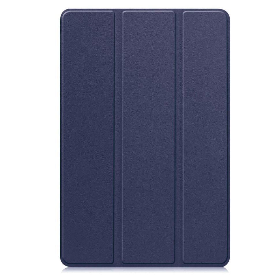 Husa tableta pentru Samsung Galaxy Tab S11, SKYDDAR INNOVATION, cu suport Multi-Unghi si functie Sleep/Wake, FoldPro, Albastru, set cu sticker