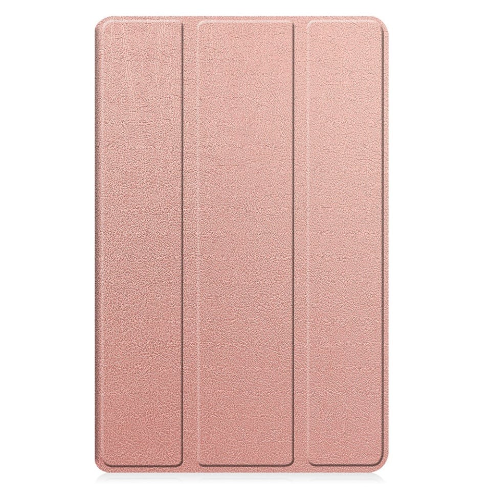 Husa tableta pentru Samsung Galaxy Tab A11 Plus / A9 Plus, SKYDDAR INNOVATION, cu suport Multi-Unghi si functie Sleep/Wake, FoldPro, Roz, set cu sticker