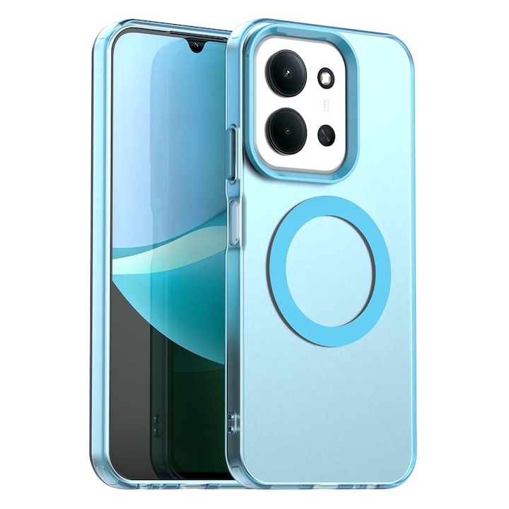 Husa pentru Xiaomi Redmi 15C 4G / Redmi 15C 5G / Poco C85 4G DaDen® CandyCase MagSafe, Antisoc, Incarcare wireless, Butoane protejate, Albastru