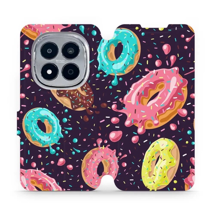 Husa flip Mobiwear Redmi Note 15 Pro 4G, subtire, multicolor, 15x7cm