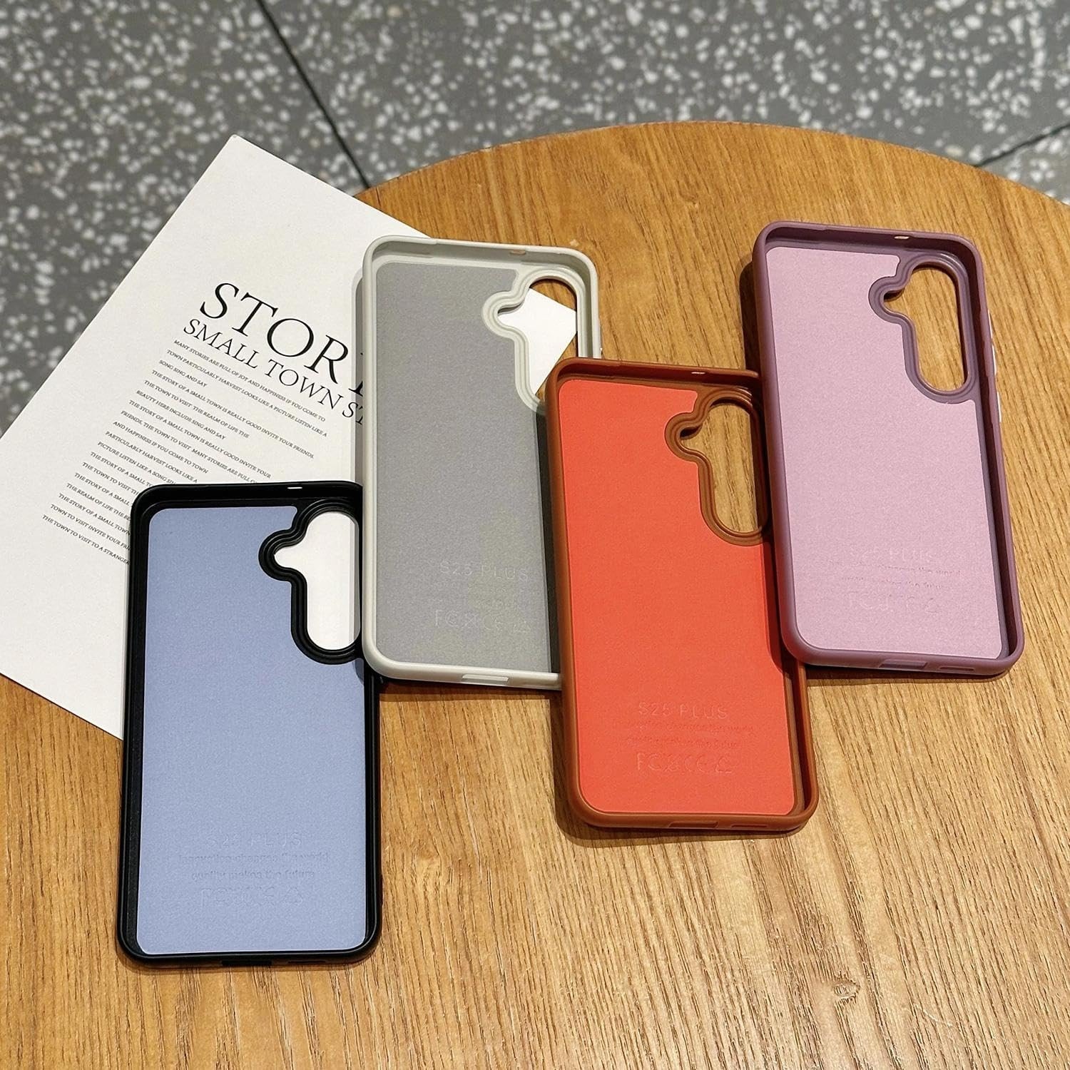 Husa pentru Samsung Galaxy S25 cu MagSafe, cu textura bomboanata de piele artificiala, Protectie durabila din TPU, LIXR-04EN®, Albastru valurilor