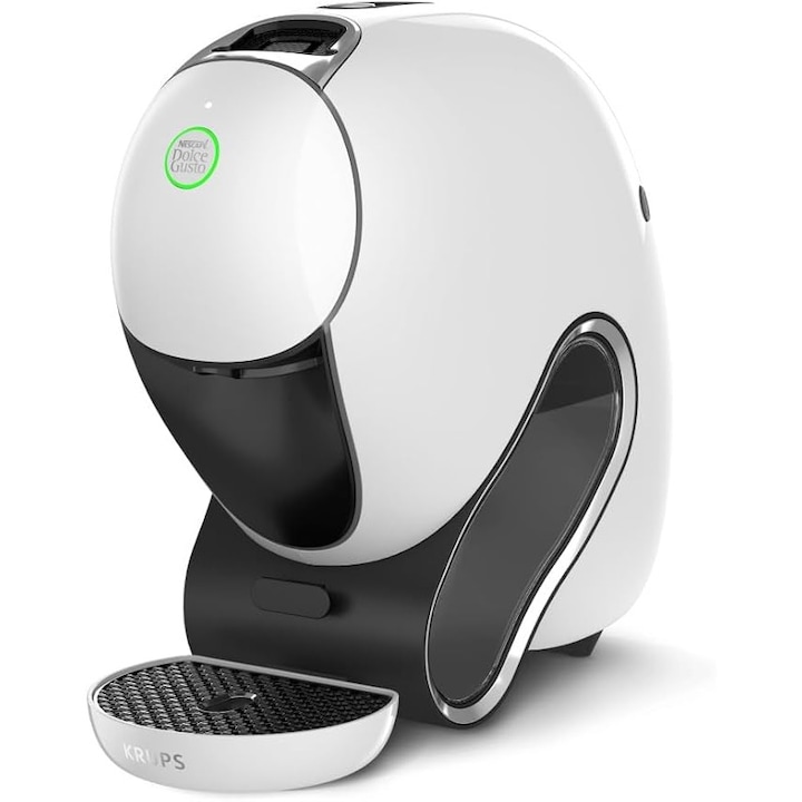 Cafetiera NESCAFÉ DOLCE GUSTO Neo – aparat Krups pentru capsule de cafea compostabile, tehnologie patentata SmartBrew 3‑in‑1, masina de cafea integrata, culoare negru, model KP830110