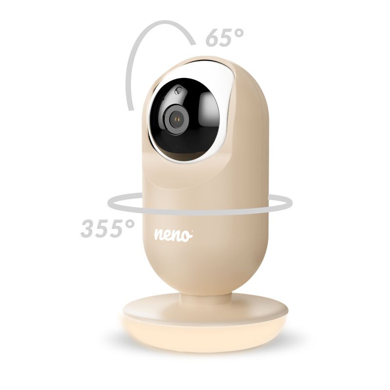 Camera suplimentara Neno Vedo Cream pentru monitorizare video, rotire ...