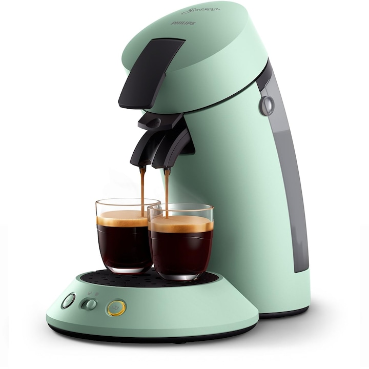 Espressor Philips Senseo Original Plus, 1450 W, 1.2 l, Verde Desert
