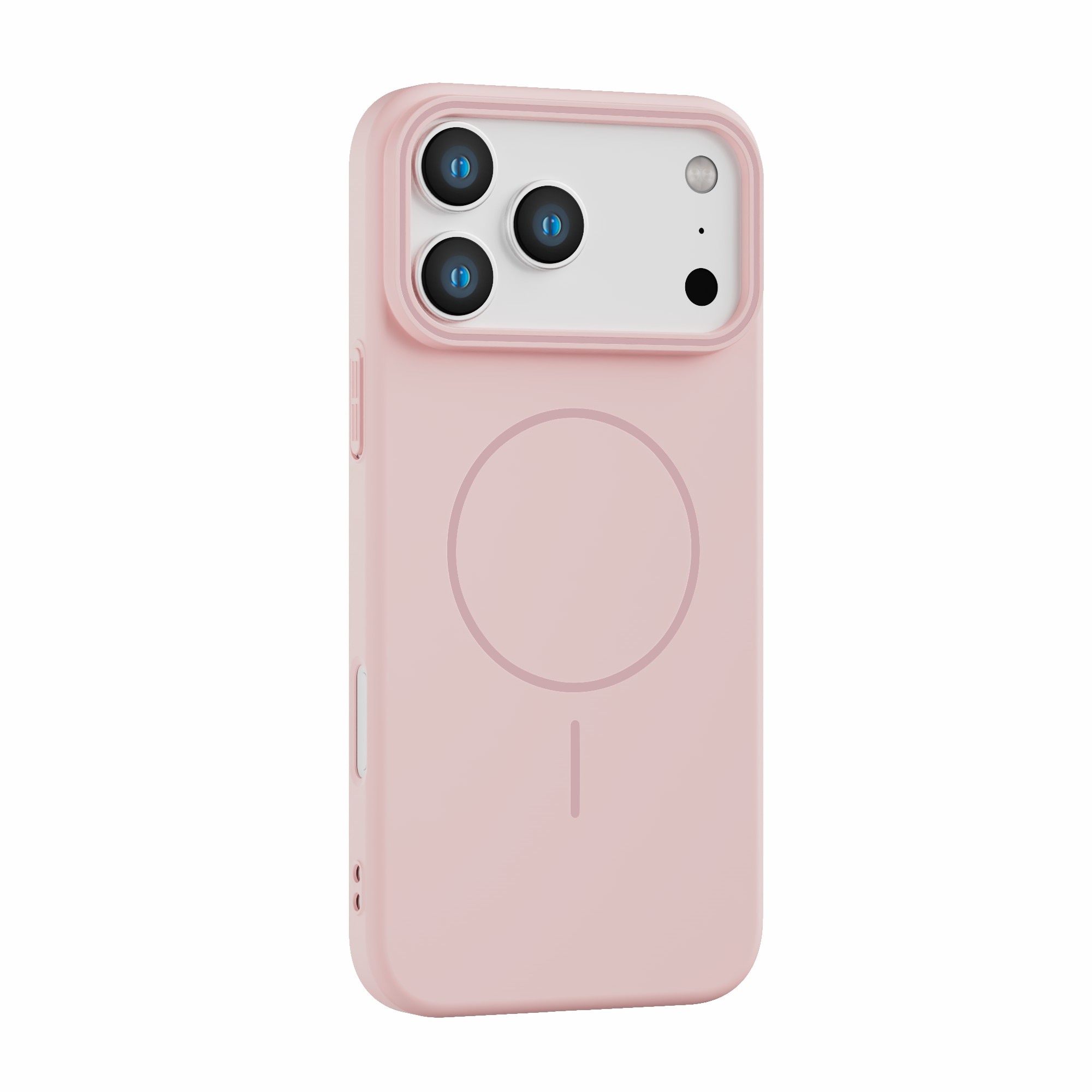 Husa pentru Apple iPhone 17 Pro cu MagSafe, Protectie Totala Anti-Soc din PC, LIXR-03EN®, Roz Sakura