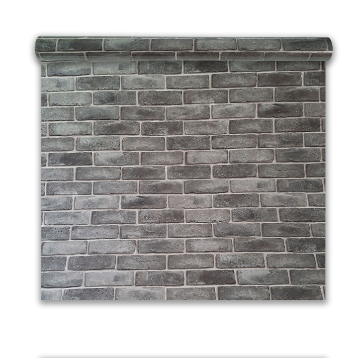 Rola panou autoadeziv, Naimeed D7371, design modern, 2.5mm grosime, 120x280cm, Gri