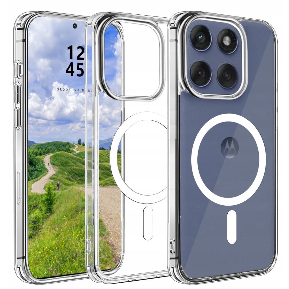 Husă PCS pentru Motorola Moto G86 5G, Transparent, Silicon