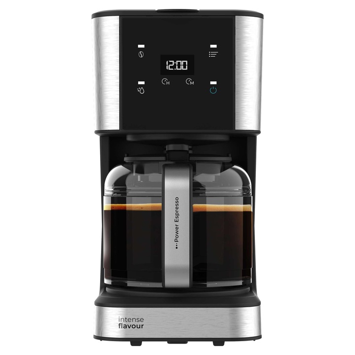 Espressor Cecotec Coffee 66 Drop And Touch, 950 W, 1, 5 L, 12 cești, ecran tactil