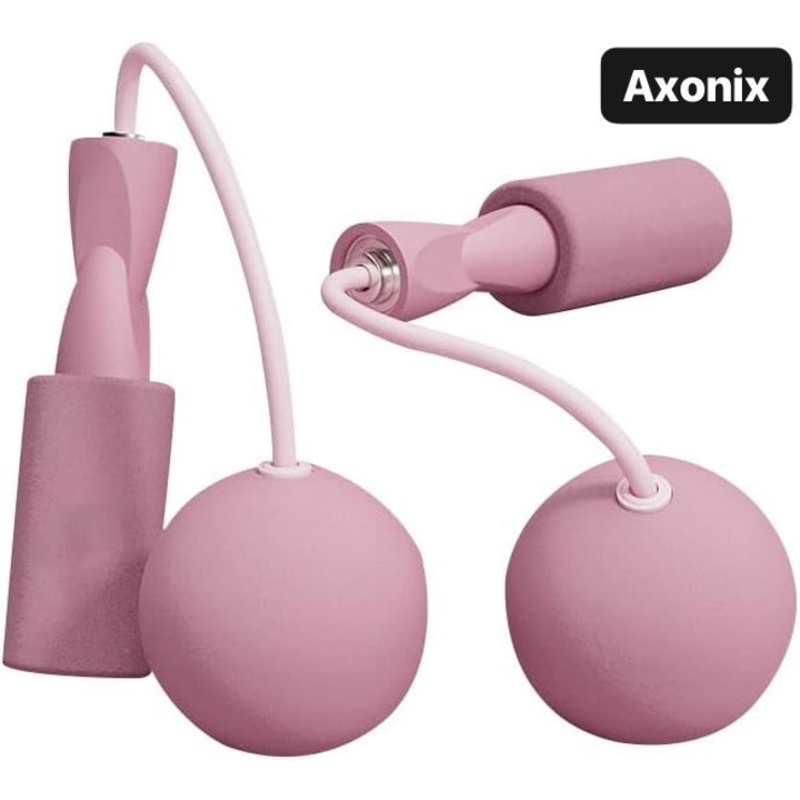 Усъвършенствайте домашната си фитнес зала AXONIX, бързо въже за скачане от стомана, с лагери и дръжки от пяна