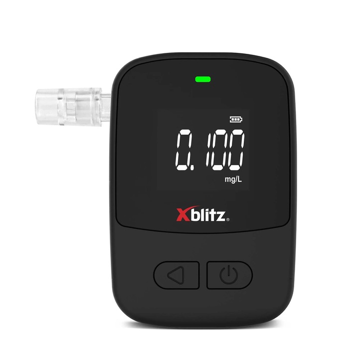 Alkoholteszter, elektrokémiai, LCD kijelző, 5 egység, kompakt