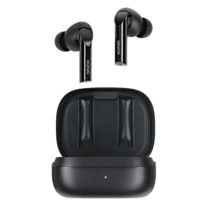 Casti wireless Denon AH-C840NCW, activare reducere zgomot, IPX4, negru