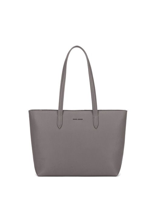 David Jones, Geanta shopper de piele ecologica, Gri