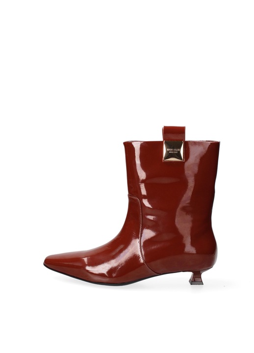 Marc Ellis, Botine din piele lacuita Carmilla, Portocaliu stins