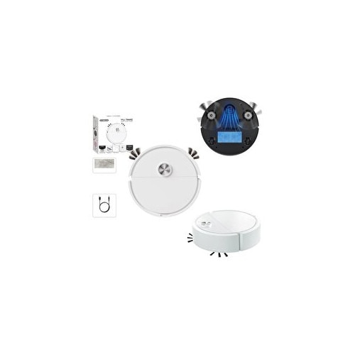 Aspirator robot inteligent 23x23x6cm, design compact, perii laterale eficiente