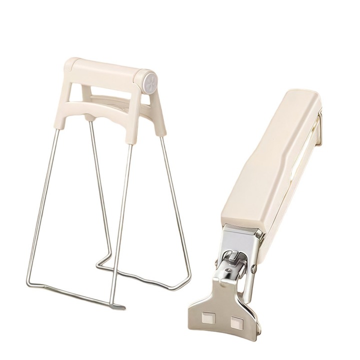 Clesti bucatarie otel inoxidabil silicon rezistent caldura sistem blocare antiderapant