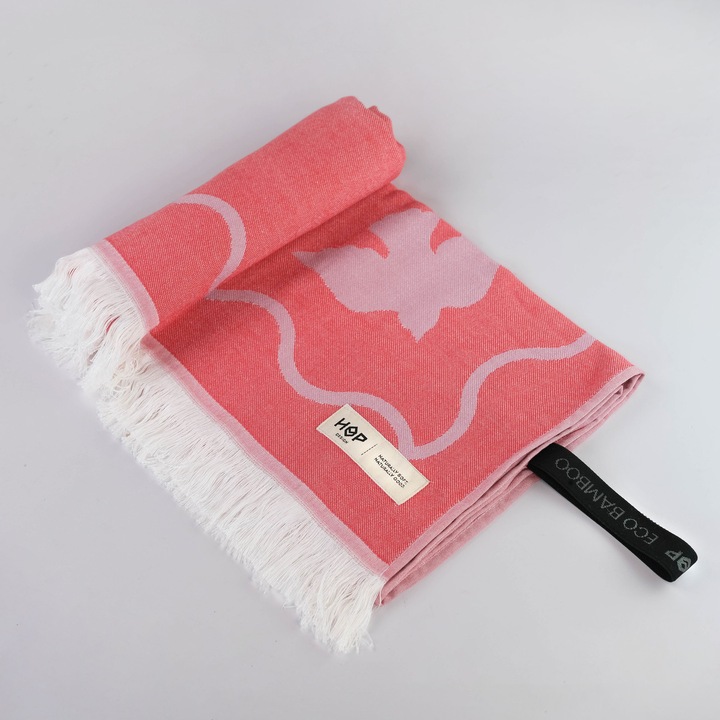 Кърпа Smart BambooGo, HOP Design, 75x150см, бързосъхнеща, антибактериална