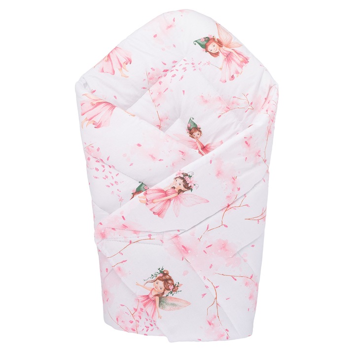 Одеяло за бебета Martex, розово, 80x80см, мека памучна материя