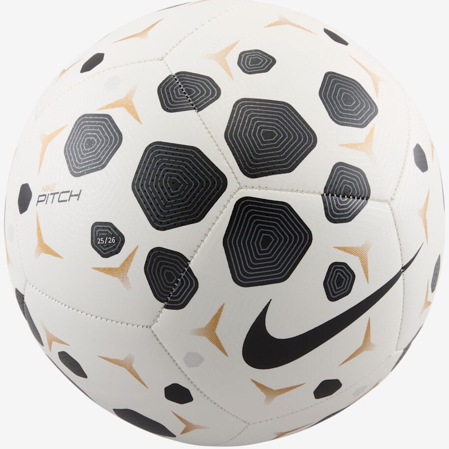 Minge fotbal Nike Pitch, marime 5, alb/negru