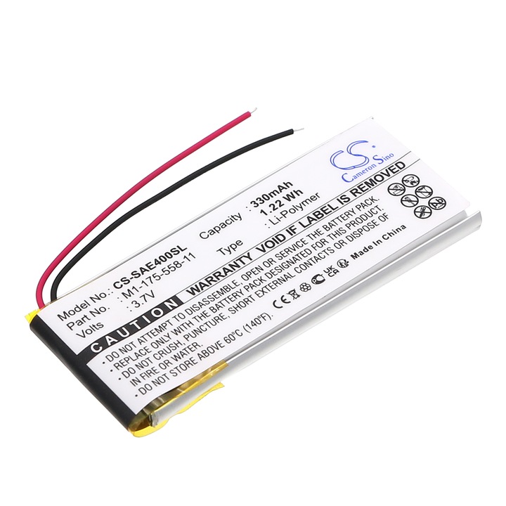 Baterie TECHTEK CS-SAE400SL Li-Polymer 330mAh