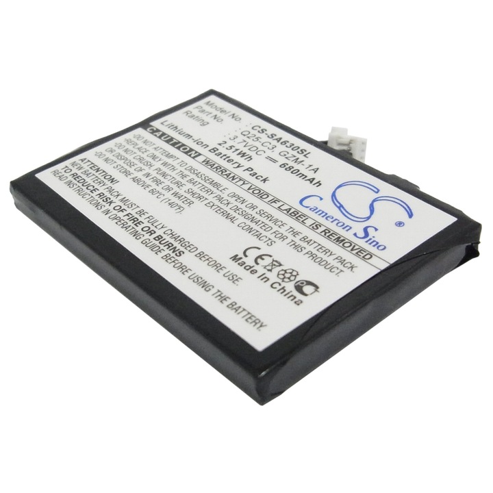 Baterie TECHTEK CS-SA630SL Li-ion 680mAh
