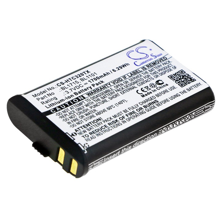Baterie TECHTEK CS-HTC320TX Li-ion 1700mAh