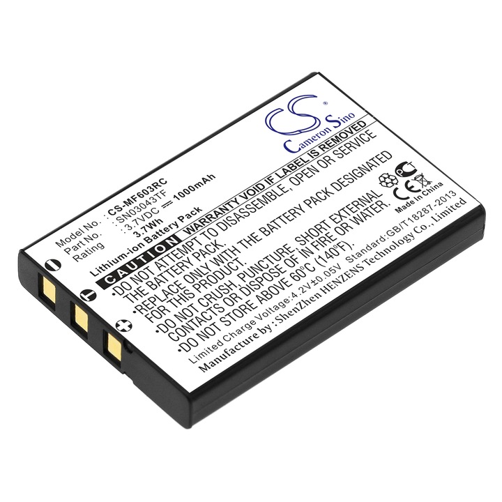 Baterie TECHTEK CS-MF603RC Li-ion 1000mAh