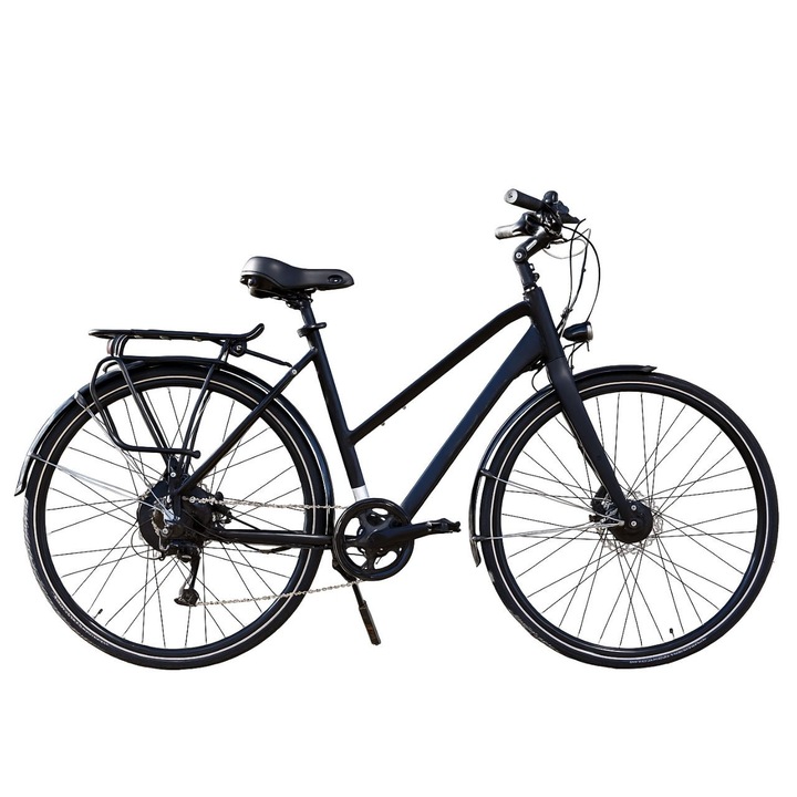 Bicicleta electrica Prophete 52581B - 28 inch, L, Negru
