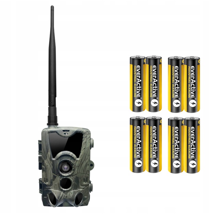 Camera de supraveghere fotopulapca, SunTek, HC-801M 2G, 36 IR, rezolutie 12MP, waterproof, set cu 8 baterii