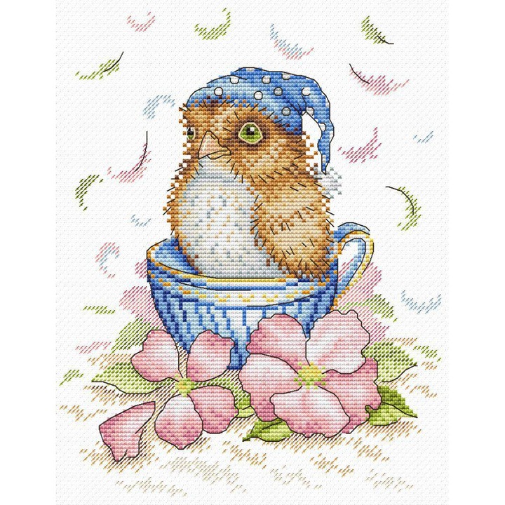 Комплект за бродиране на кръстат бод MP Studia "Добро утро" 18x23 см